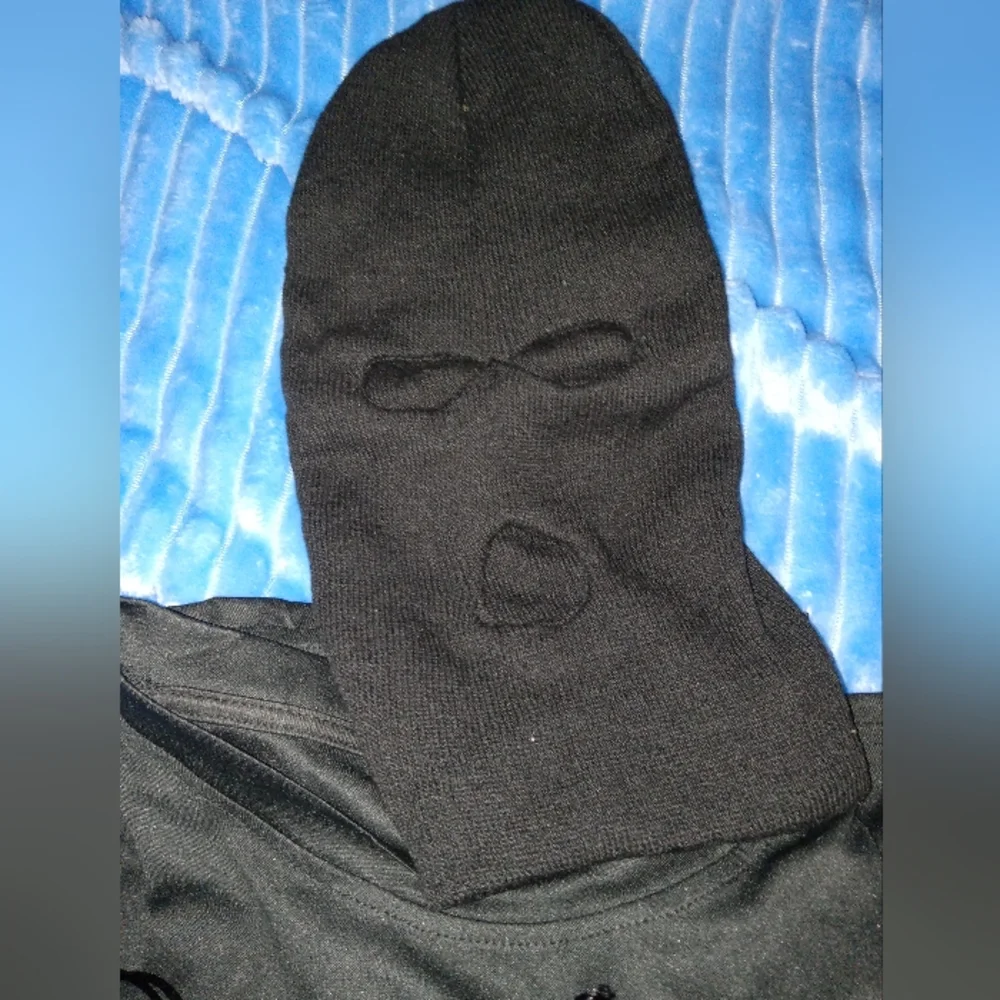 🖤 NWT Mens Burglar Robber Halloween Costume Size Small Funny Comedy Sign Party - Picture 2 of 7